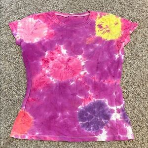 Tie-Dye Top - Pink, Purple, Yellow